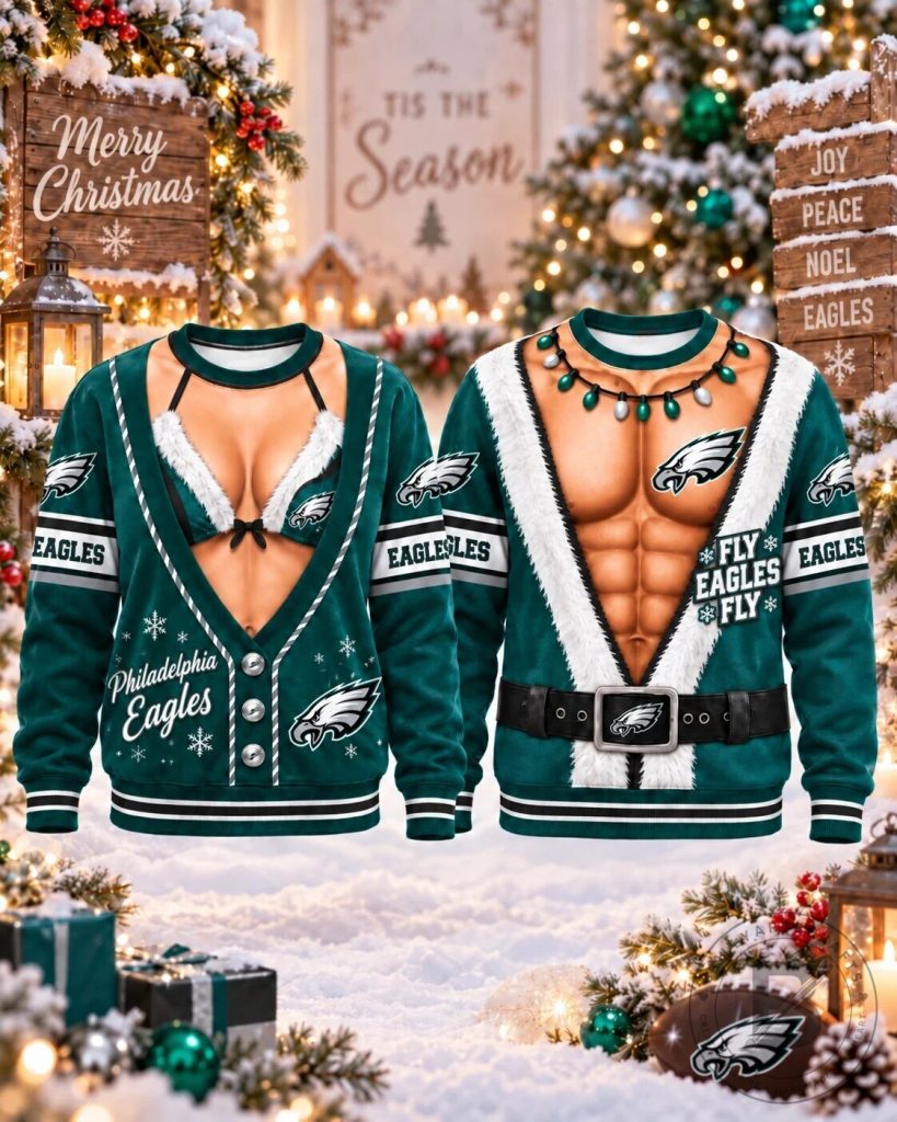 Philadelphia Eagles Ugly Christmas Holiday Sweatshirt