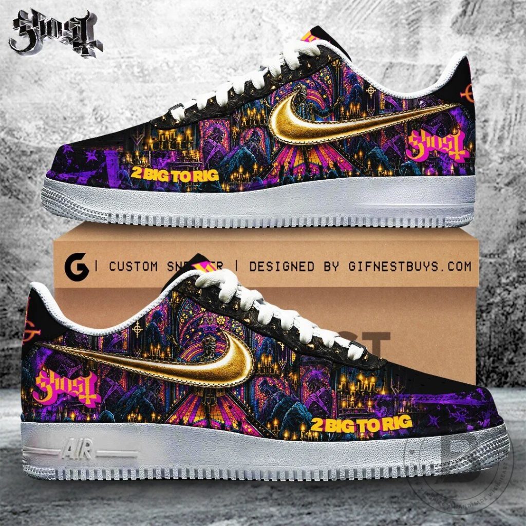 Ghost Band 2 Big To Rig Custom Printed Sneakers