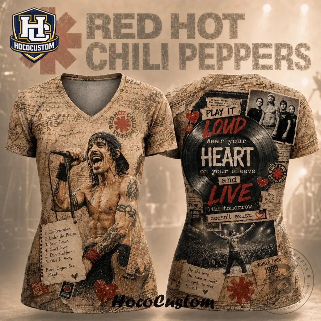 Red Hot Chili Peppers Anthony Kiedis Californication Vintage T-Shirt