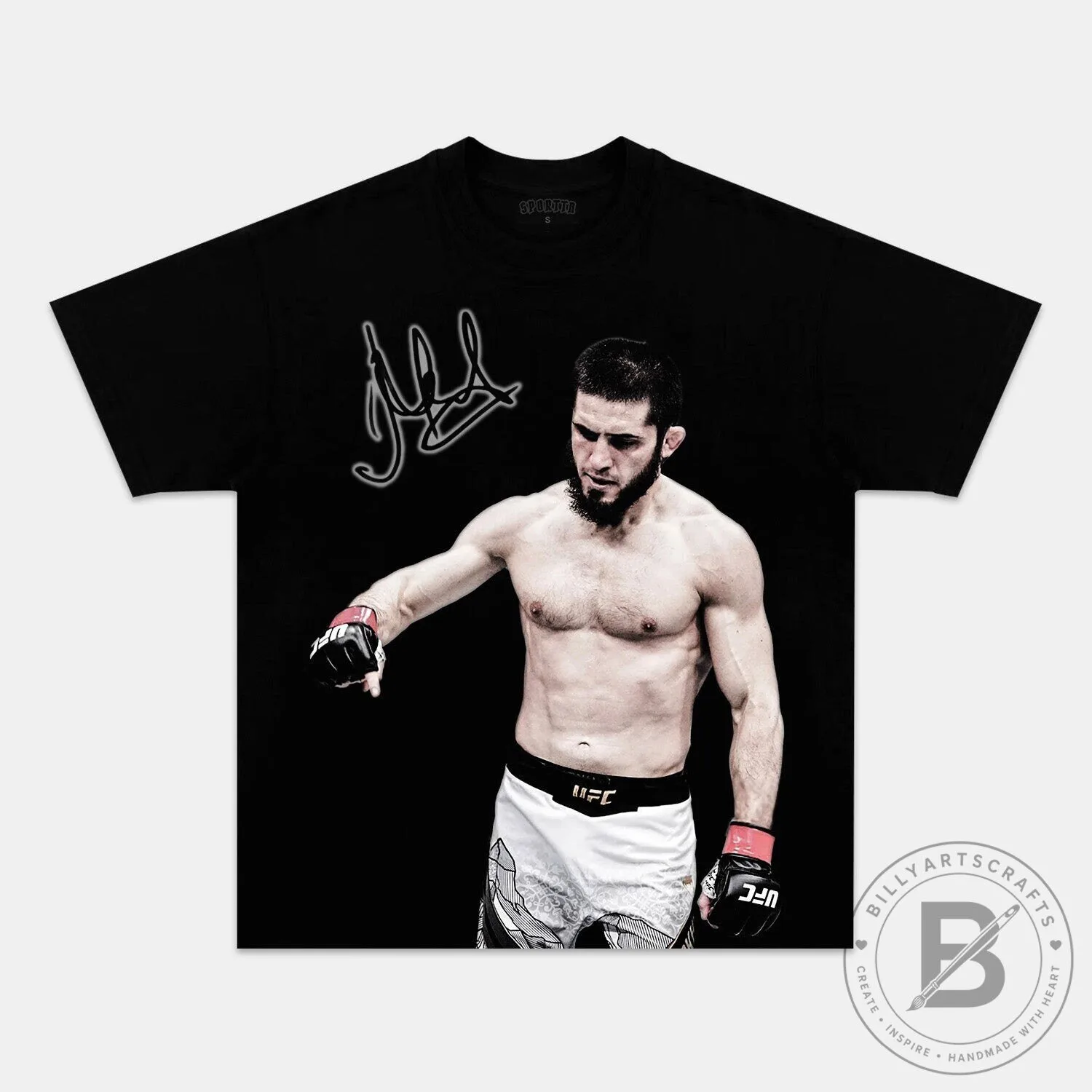 Islam Makhachev UFC Fighter Signature Graphic T-Shirt