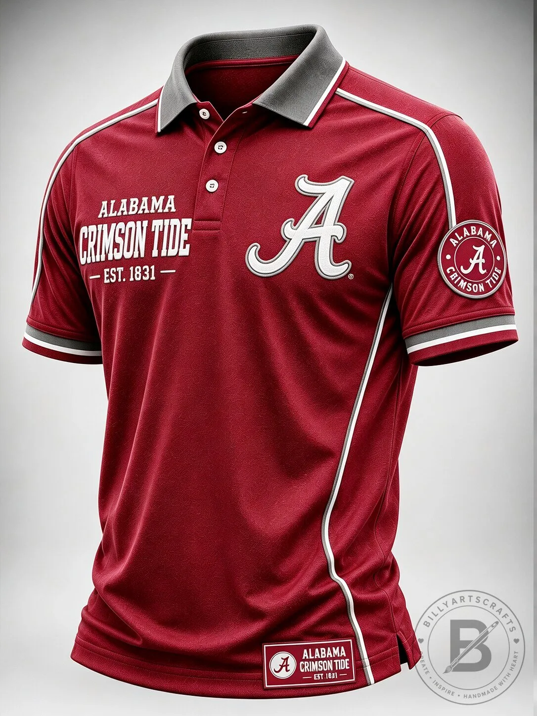 Alabama Crimson Tide Football Team Polo Shirt