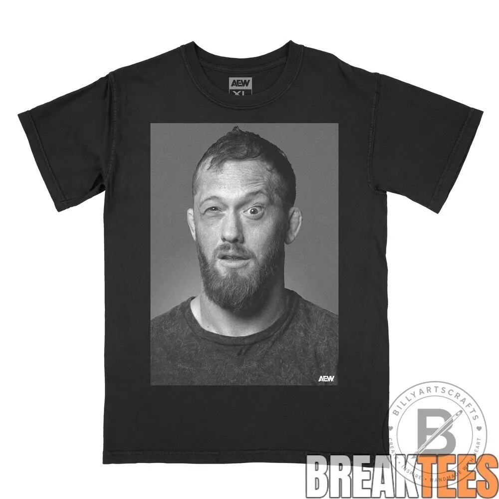 Kyle O'Reilly Funny Face All Elite Wrestling Black T-Shirt 1 Kyle O'Reilly Funny Face All Elite Wrestling Black T-Shirt