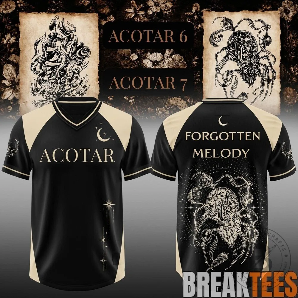 A Court of Thorns and Roses Forgotten Melody Football Jersey