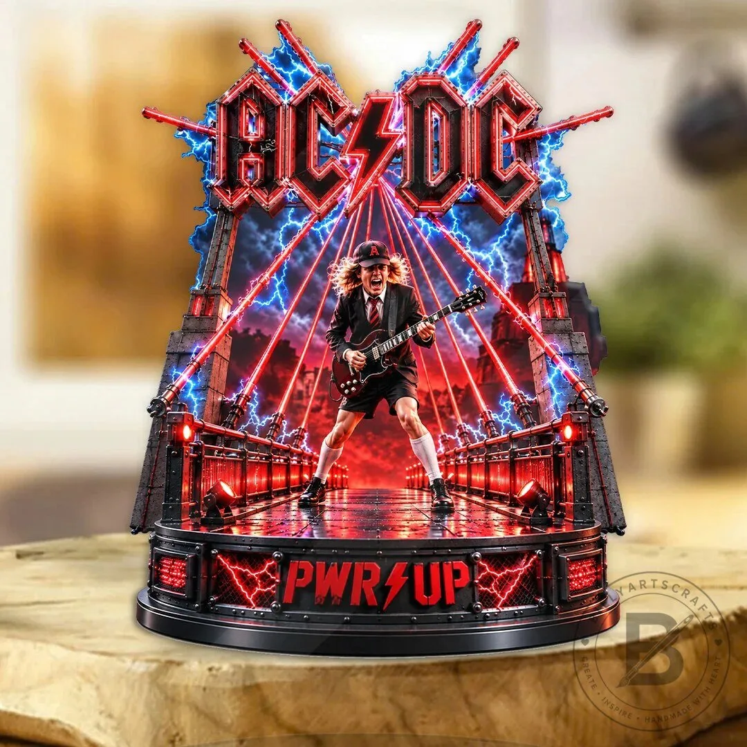 AC/DC Power Up Angus Young Stage Show Collectible Figurine