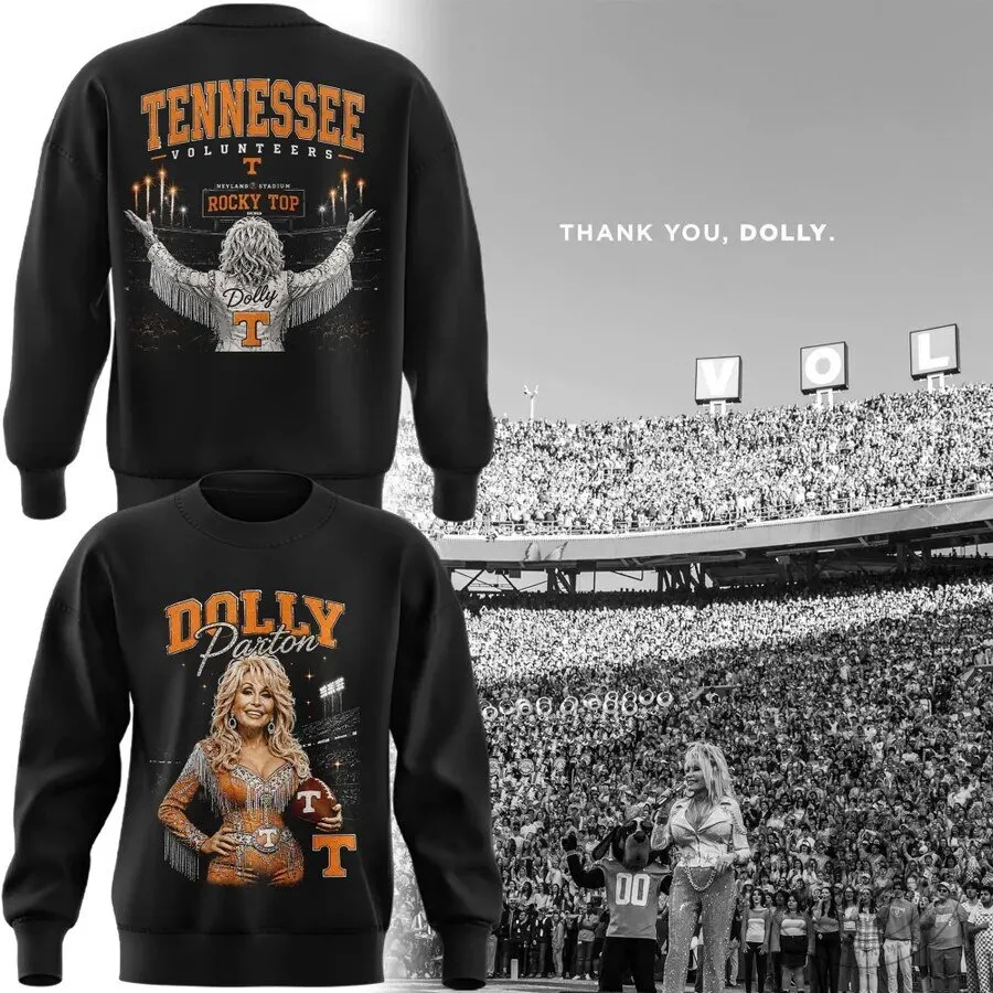 Dolly Parton Tennessee Volunteers Football Go Vols Sweatshirt