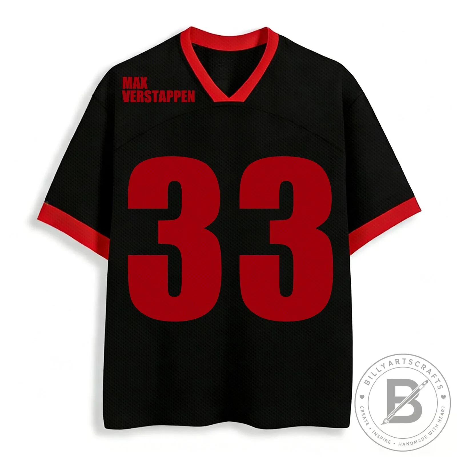 Max Verstappen Formula 1 Racing Number 33 Black Jersey