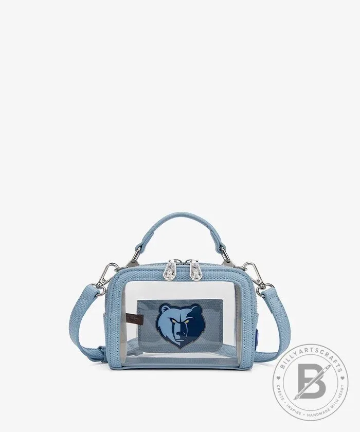 Memphis Grizzlies NBA Basketball Team Clear Crossbody Bag 6 Memphis Grizzlies NBA Basketball Team Clear Crossbody Bag