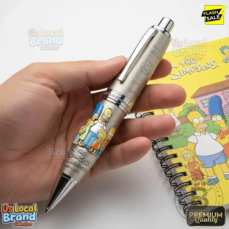 The Simpsons 37th Anniversary 1989-2026 Rollerball Pen