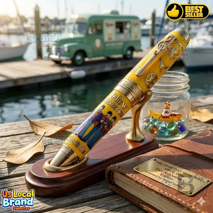 The Beatles Yellow Submarine Let It Be Collectible Rollerball Pen