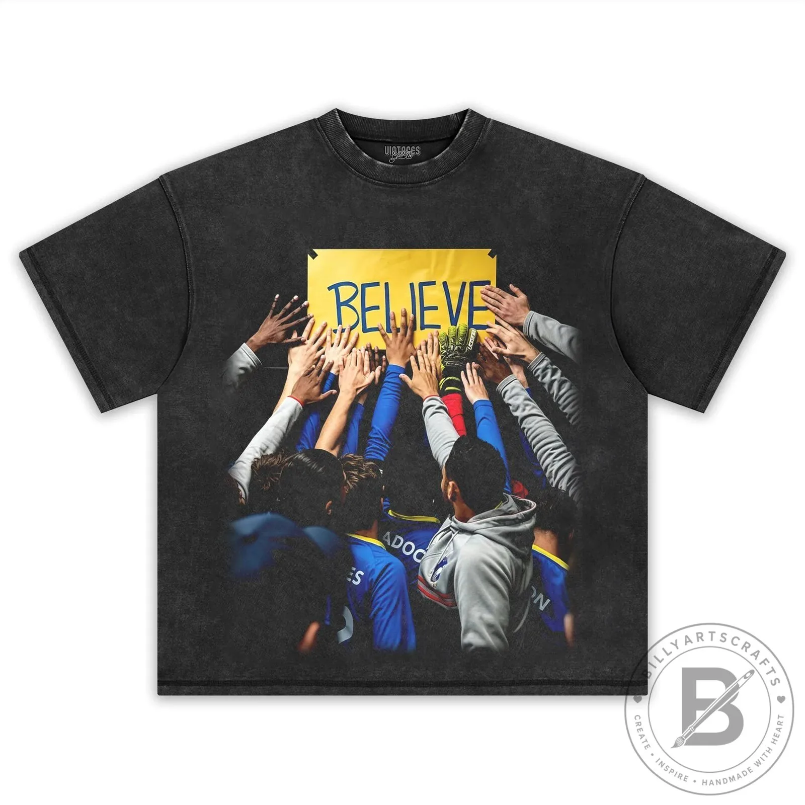 Ted Lasso Believe Sign Football Team Black Graphic T-Shirt 12 Ted Lasso Believe Sign Football Team Black Graphic T-Shirt