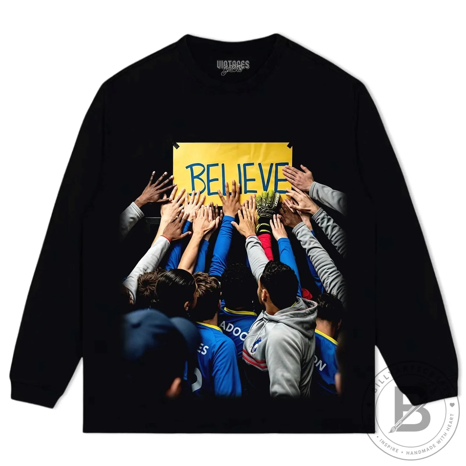Ted Lasso Believe Sign Football Team Black Graphic T-Shirt 15 Ted Lasso Believe Sign Football Team Black Graphic T-Shirt