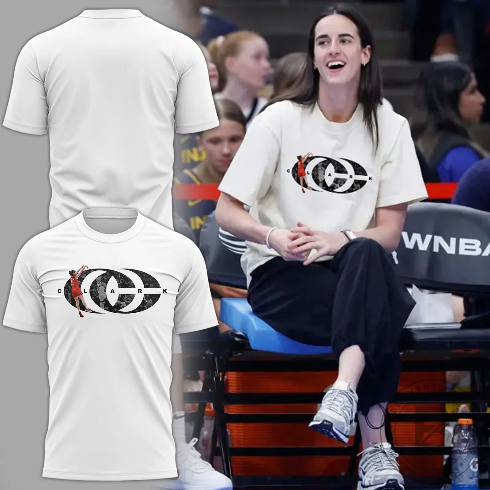 Caitlin Clark Basketball Player Graphic Short Sleeve T-Shirt 1 Caitlin Clark Basketball Player Graphic Short Sleeve T-Shirt