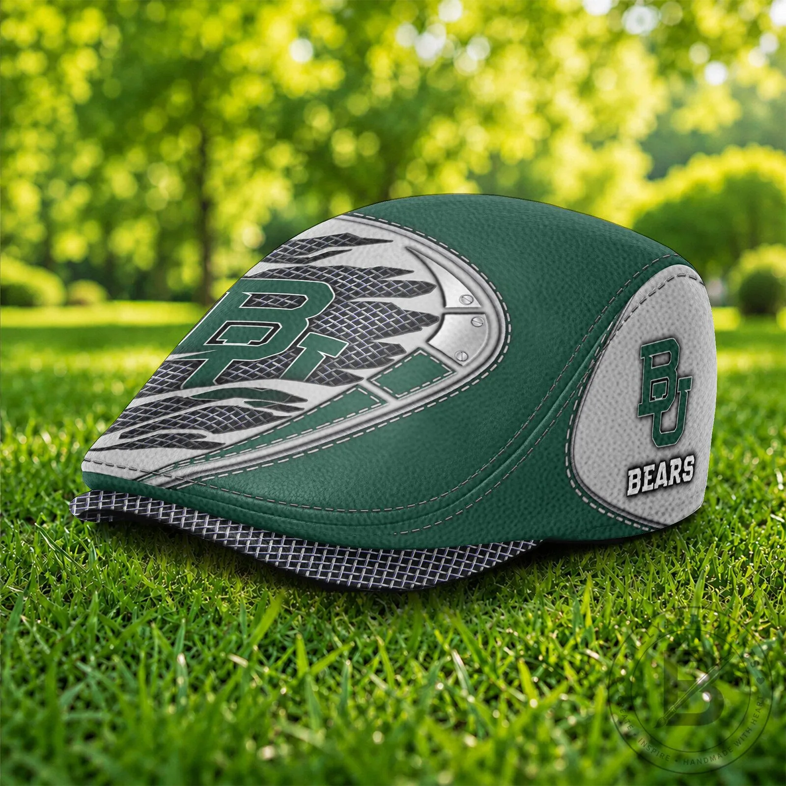 Baylor Bears National Collegiate Athletic Association Jeff Cap Flat Cap