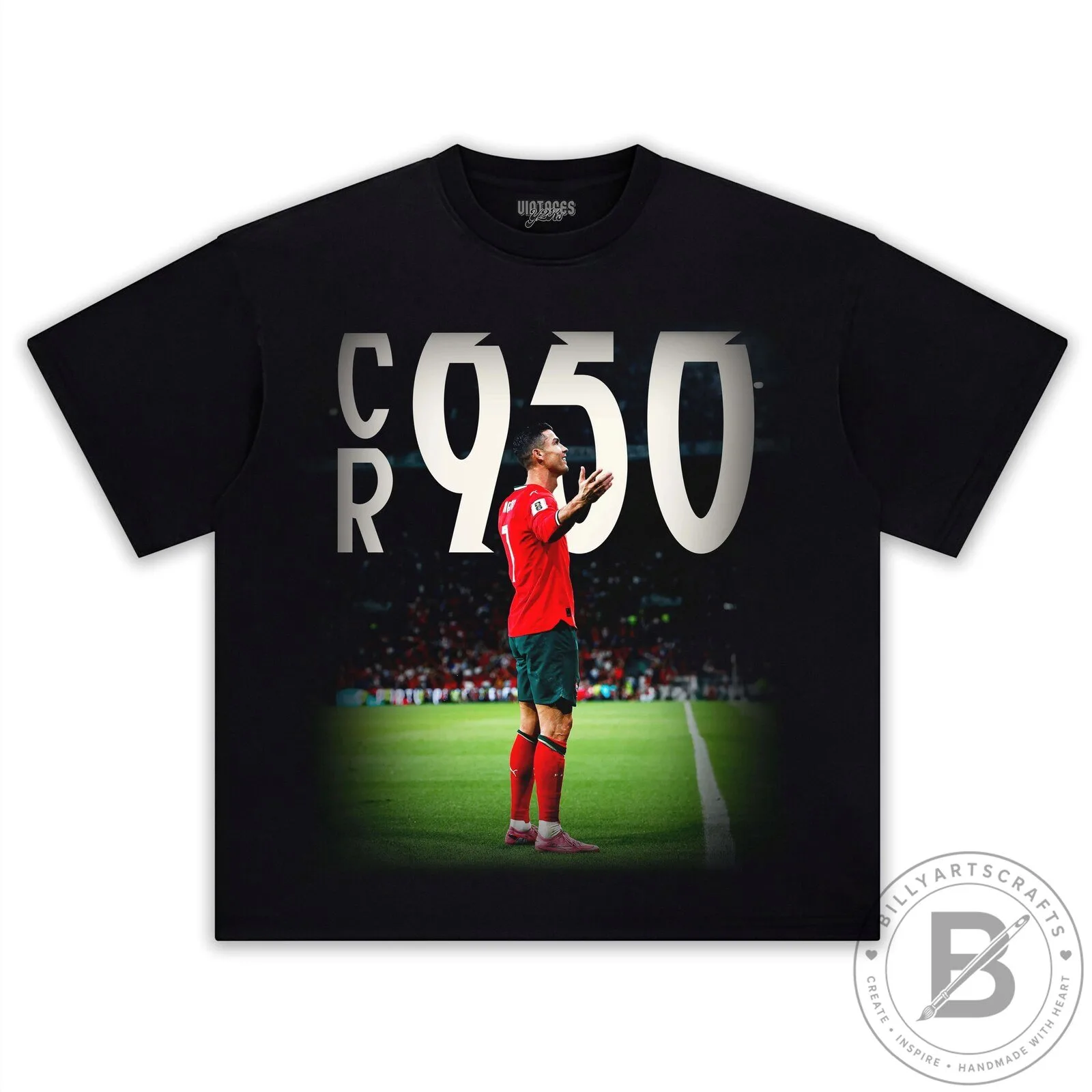 Cristiano Ronaldo CR950 Football Legend Graphic T-Shirt