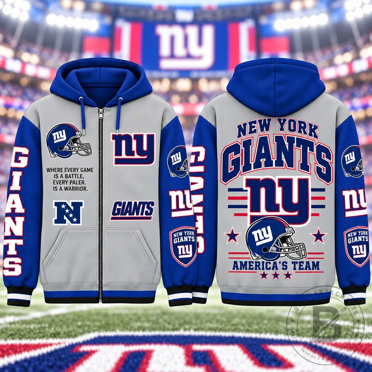 New York Giants National Football League Full-Zip Hoodie