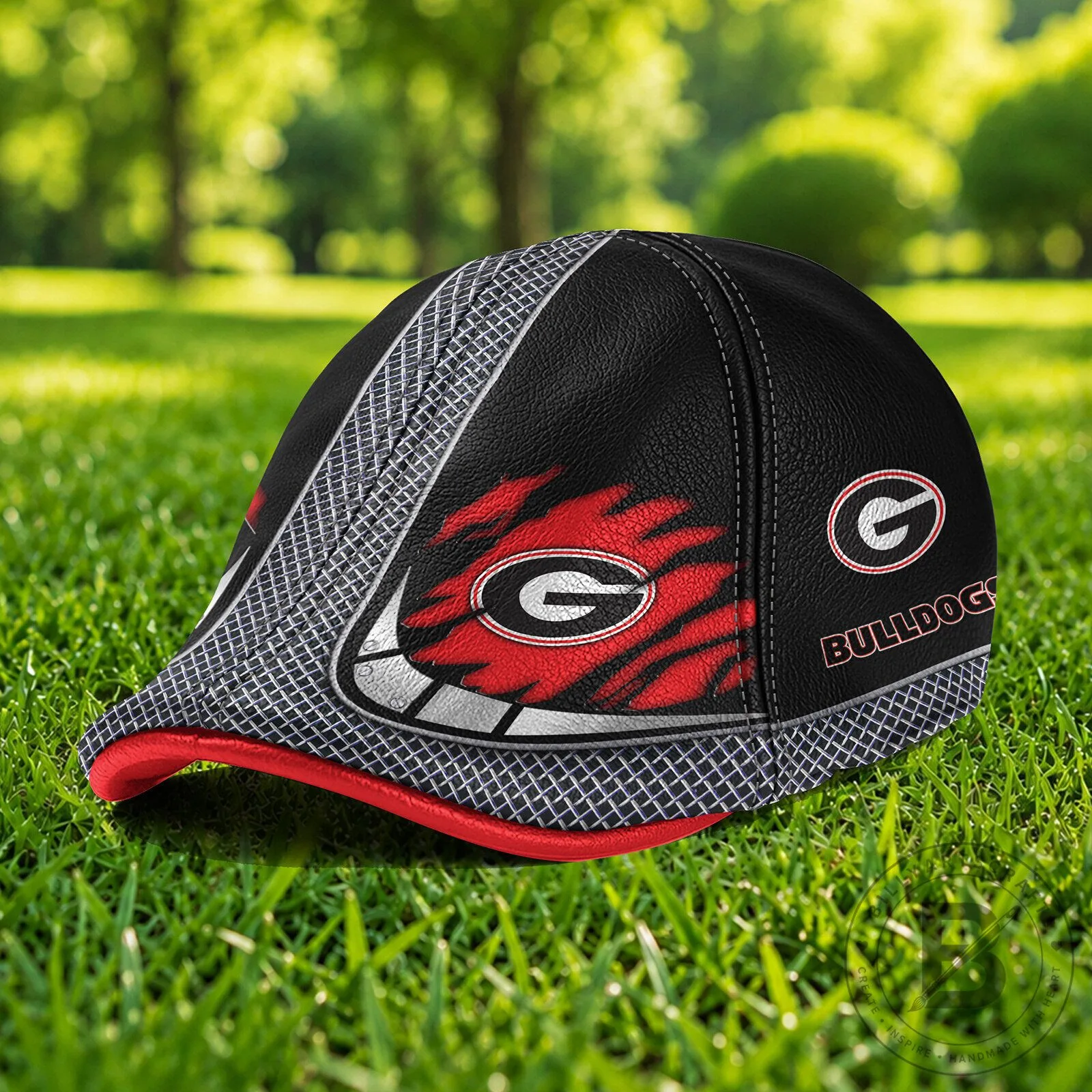Georgia Bulldogs NCAA Ivy Flat Cap Hat for Men and Women