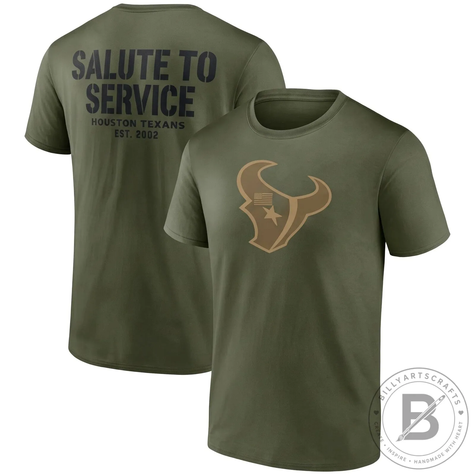 Houston Texans Salute To Service Military Appreciation T-Shirt