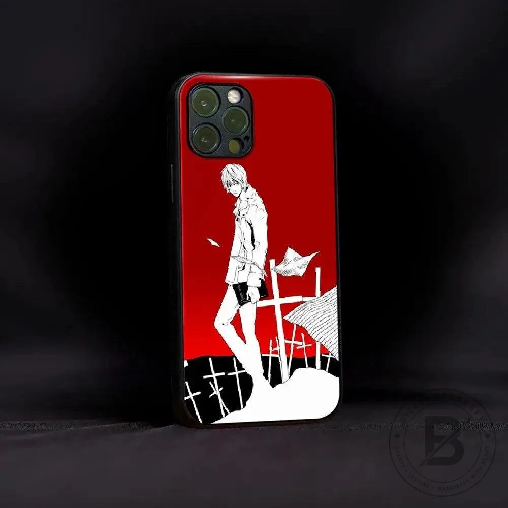 Death Note Light Yagami Anime Character Red Phone Case