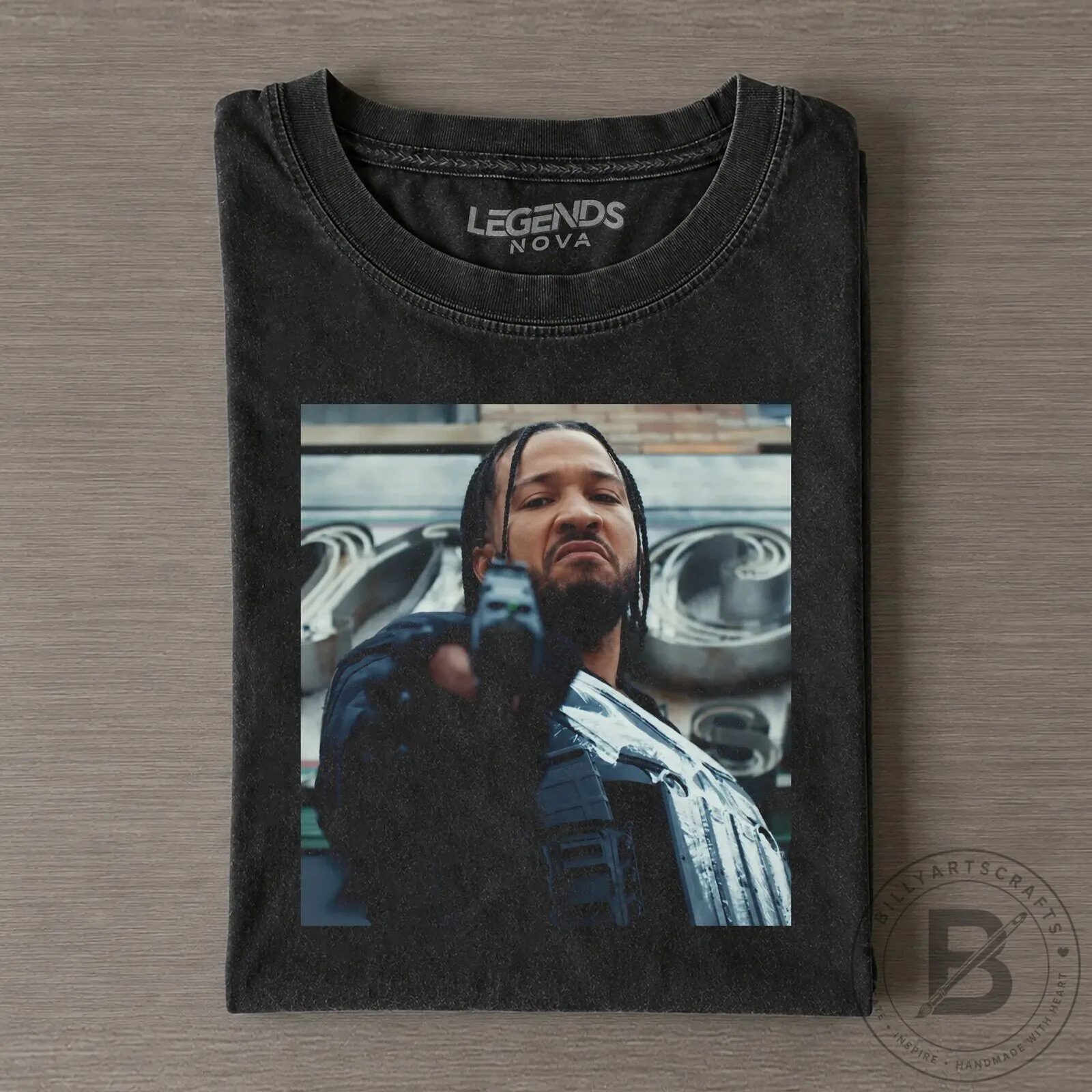 New York Knicks Vintage Basketball Tee featuring Jalen Brunson