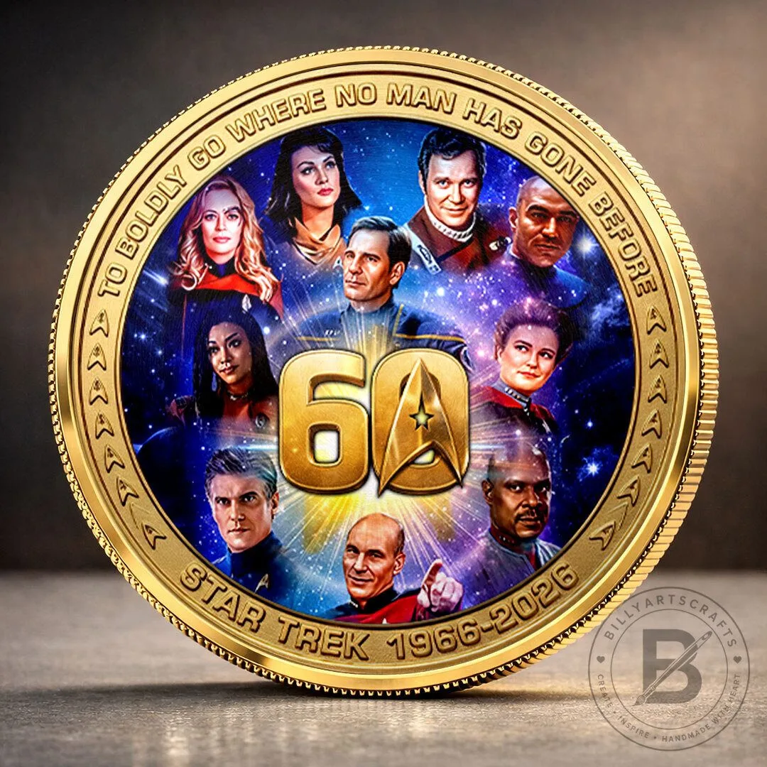 Commemorative Gold Coin for the 60th Anniversary of Star Trek