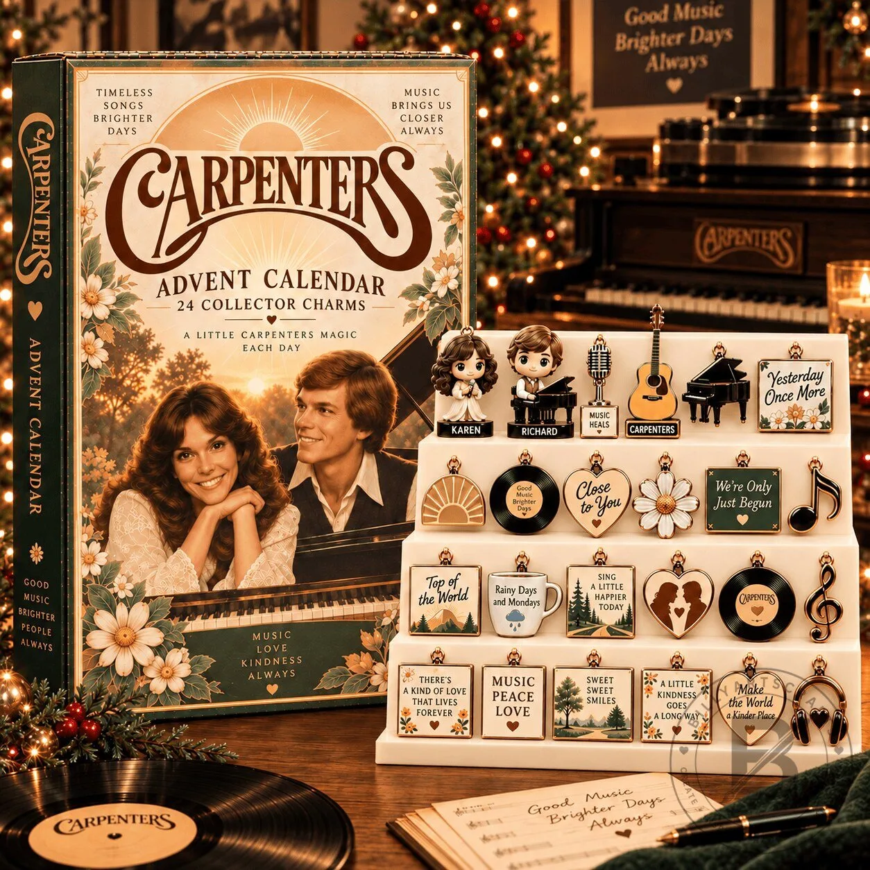 The Carpenters Advent Calendar 24 Collector Charms Blind Box Gift