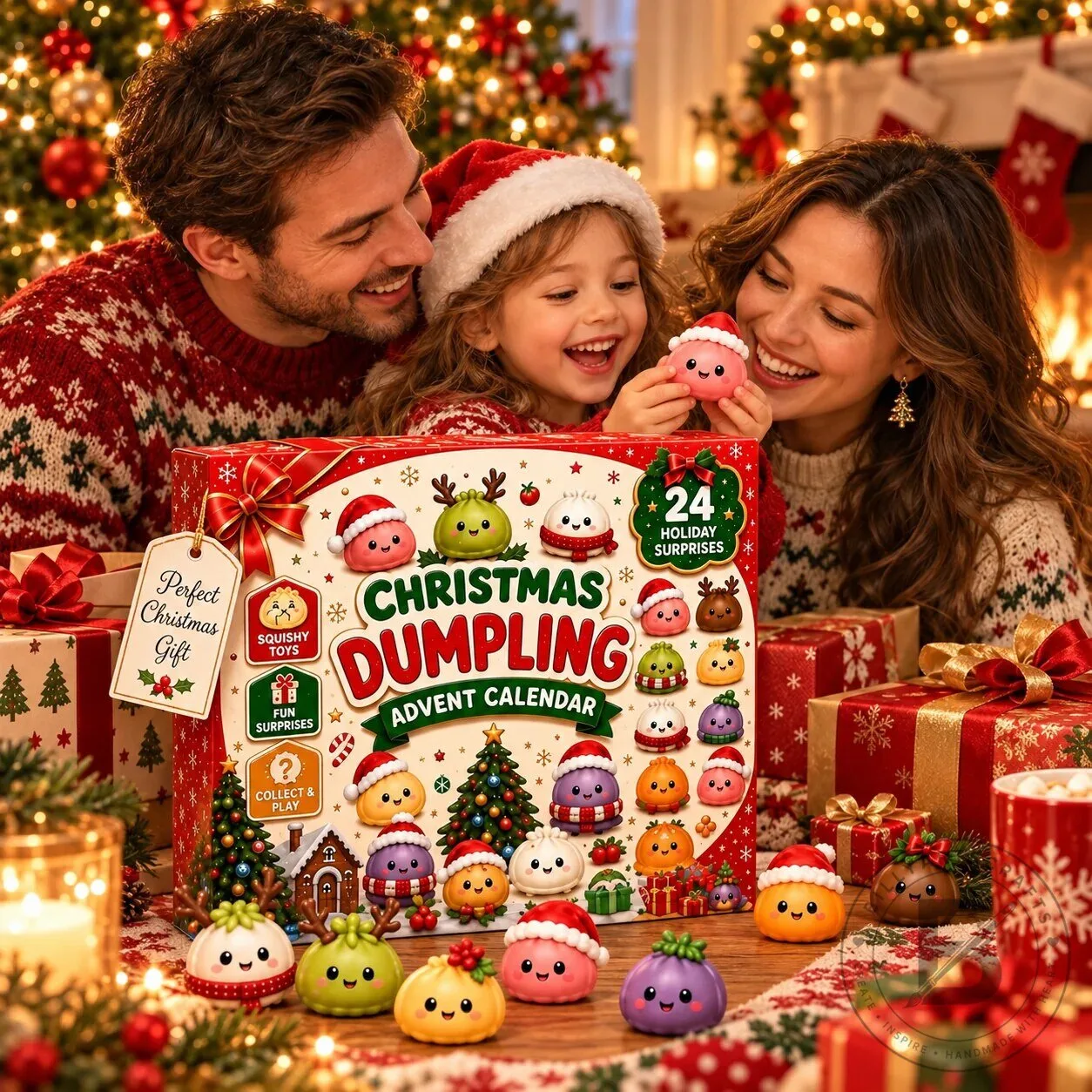 Christmas Dumpling Advent Calendar 24 Holiday Surprises go pack go