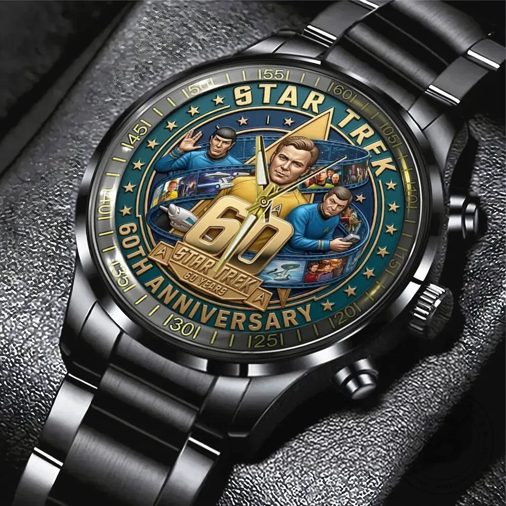 Star Trek 60th Anniversary Gold Stainless Steel Watch 14 Star Trek 60th Anniversary Gold Stainless Steel Watch