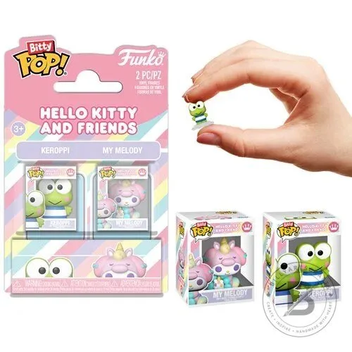 Hello Kitty and Friends Keroppi My Melody Funko Bitty Pop! Mini-Figure 2-Pack 1 Hello Kitty and Friends Keroppi My Melody Funko Bitty Pop! Mini-Figure 2-Pack