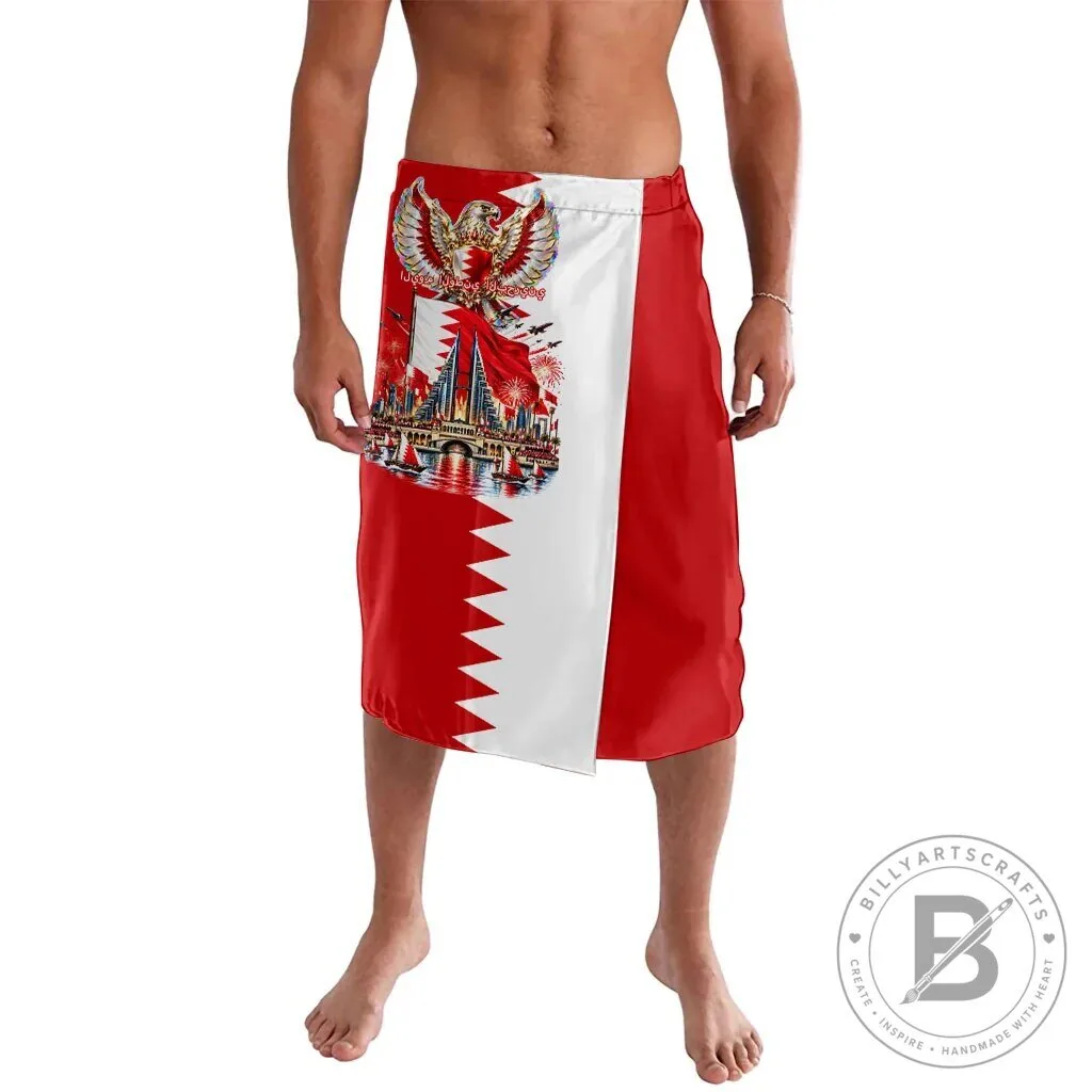 Bahrain National Day Cultural Emblem Flag Horse Knight Beach Wrap Skirt