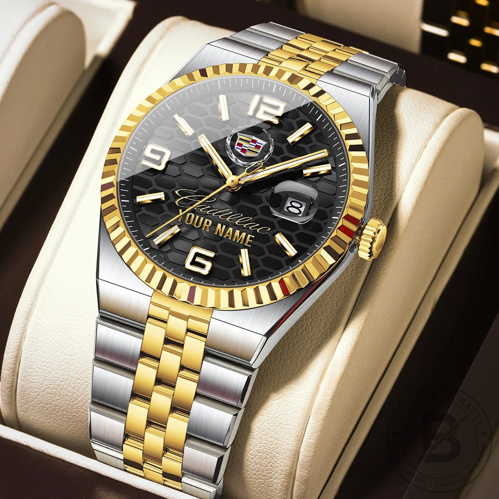 Cadillac Custom Name Elegant Fashion Design Men's Watch 20 Cadillac Custom Name Elegant Fashion Design Men