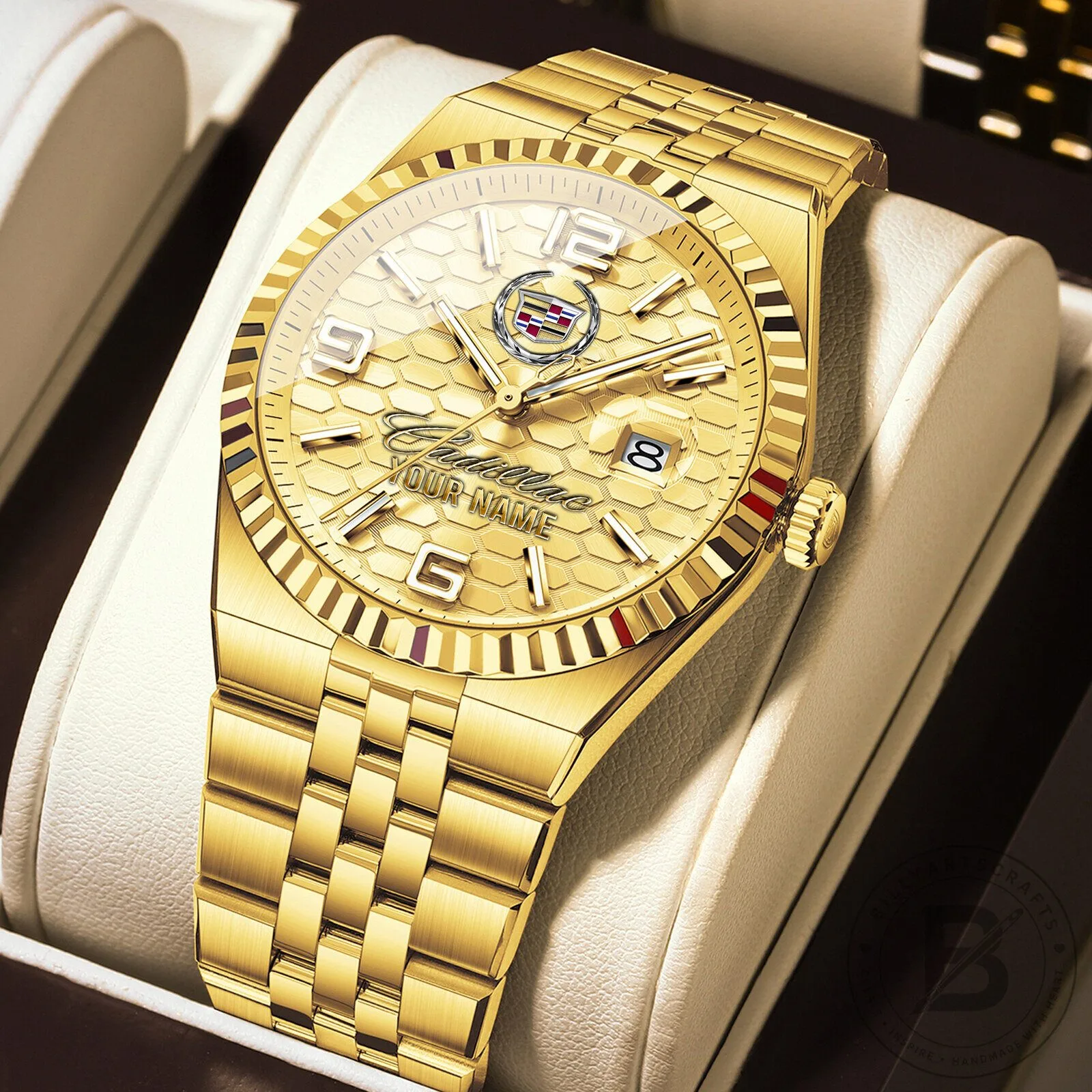 Cadillac Custom Name Elegant Fashion Design Men's Watch 22 Cadillac Custom Name Elegant Fashion Design Men