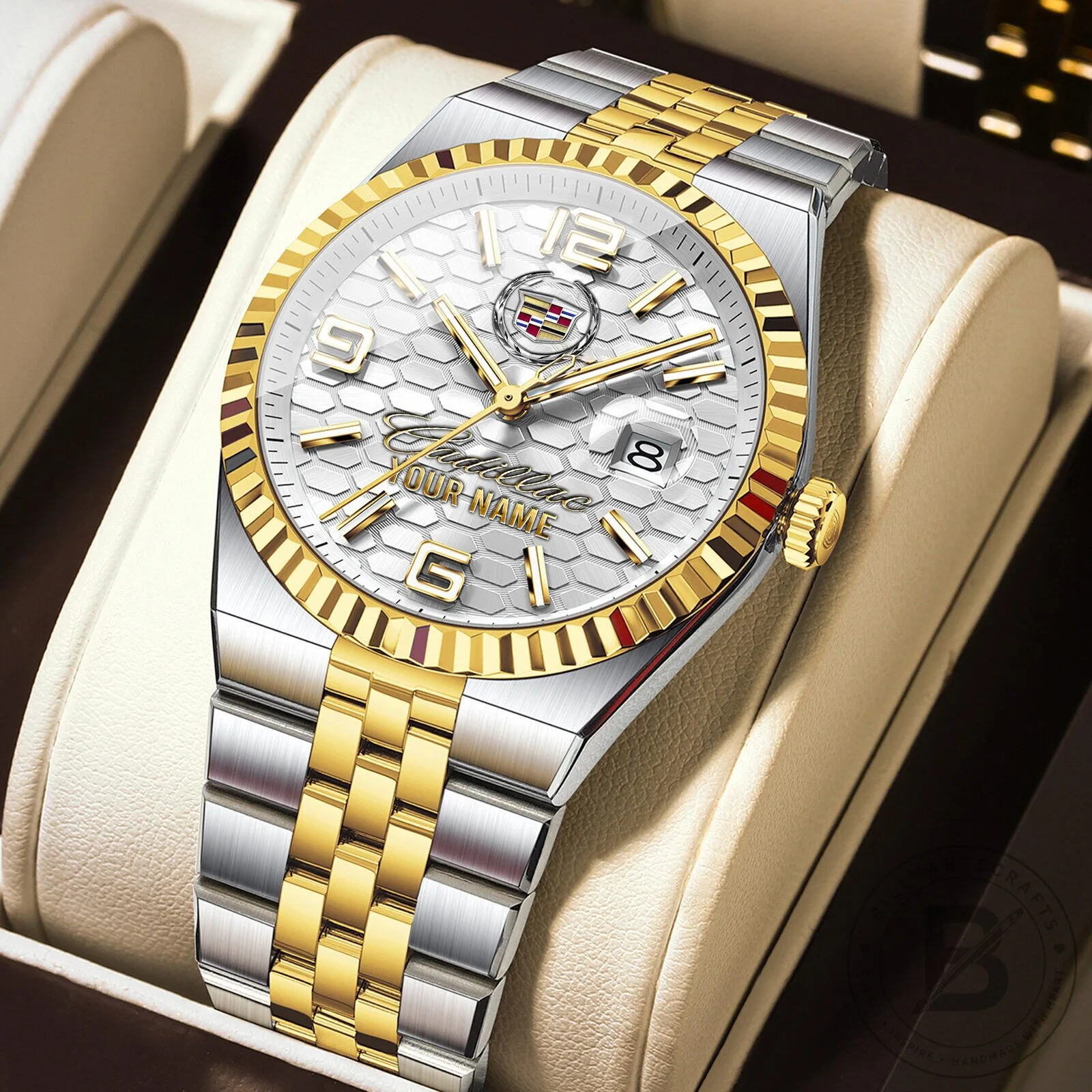 Cadillac Custom Name Elegant Fashion Design Men's Watch 24 Cadillac Custom Name Elegant Fashion Design Men