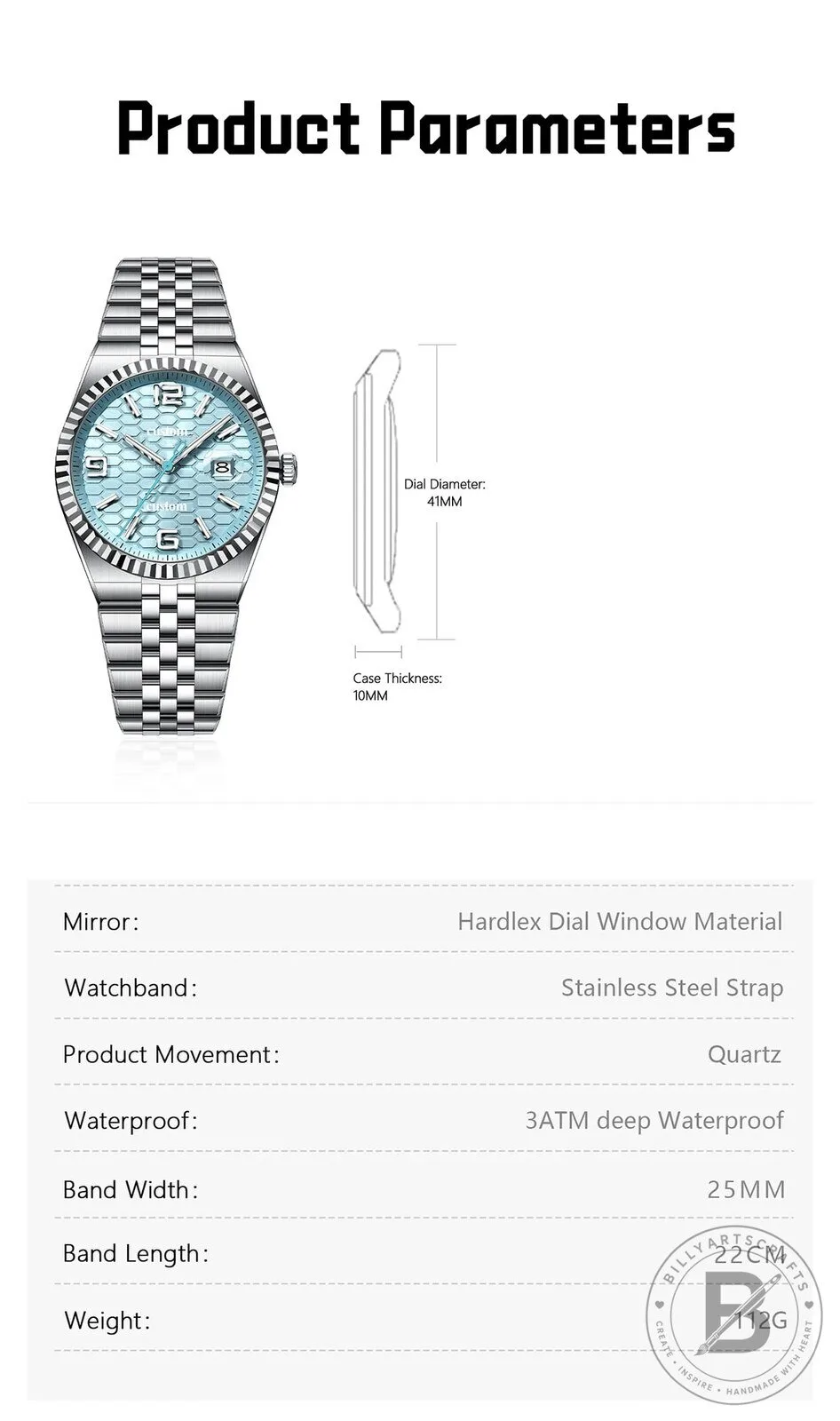 Cadillac Custom Name Elegant Fashion Design Men's Watch 28 Cadillac Custom Name Elegant Fashion Design Men