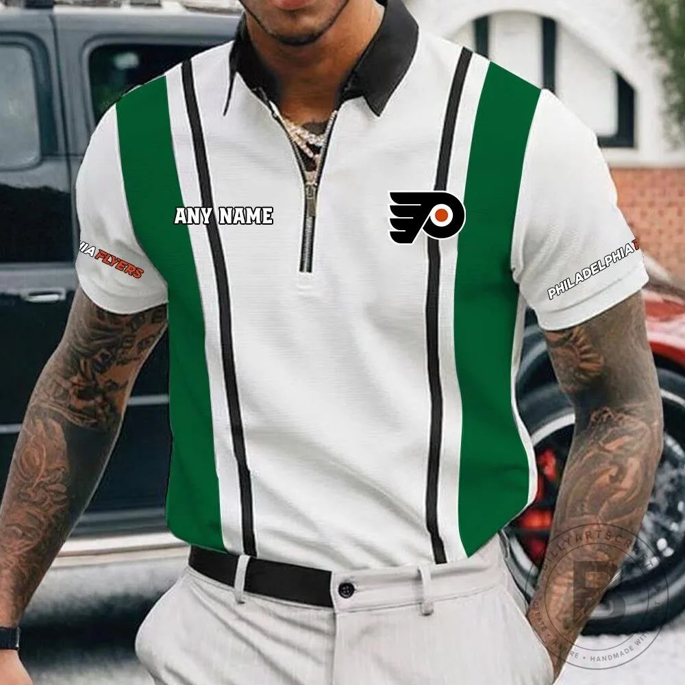 Philadelphia Flyers Personalized Name Zipper Polo Shirt for Men 15 Philadelphia Flyers Personalized Name Zipper Polo Shirt for Men