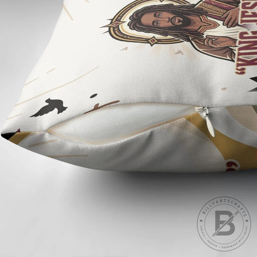 King Jesus African Black Christ Religious Christian Faith Holy Cross Dove Pillow 11 King Jesus African Black Christ Religious Christian Faith Holy Cross Dove Pillow
