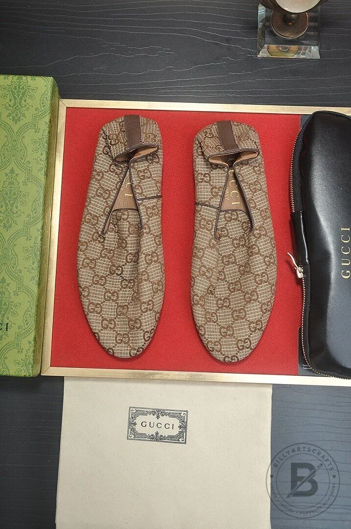 Gucci Monogram Canvas Loafer Shoes for Men, Luxury Designer Slip-On Footwear 12 Gucci Monogram Canvas Loafer Shoes for Men, Luxury Designer Slip-On Footwear