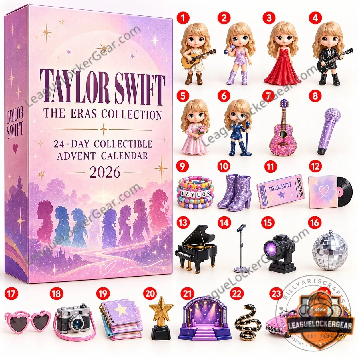 Taylor Swift The Eras Collection 2026 Collectible Advent Calendar